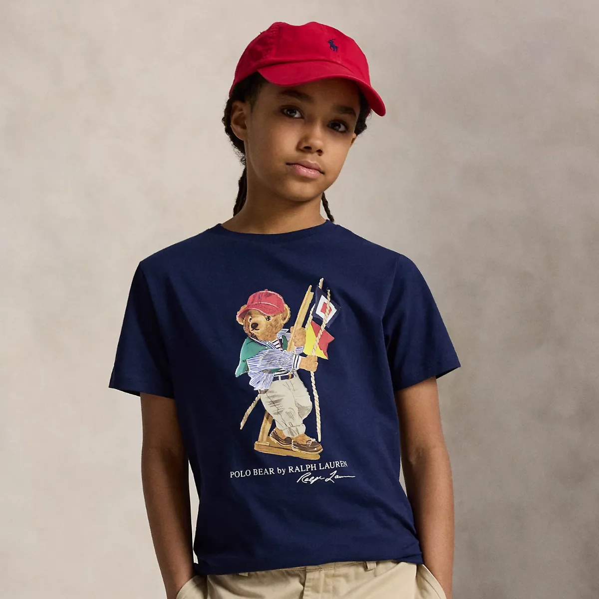 Polo Bear Cotton Jersey Tee by Ralph Lauren