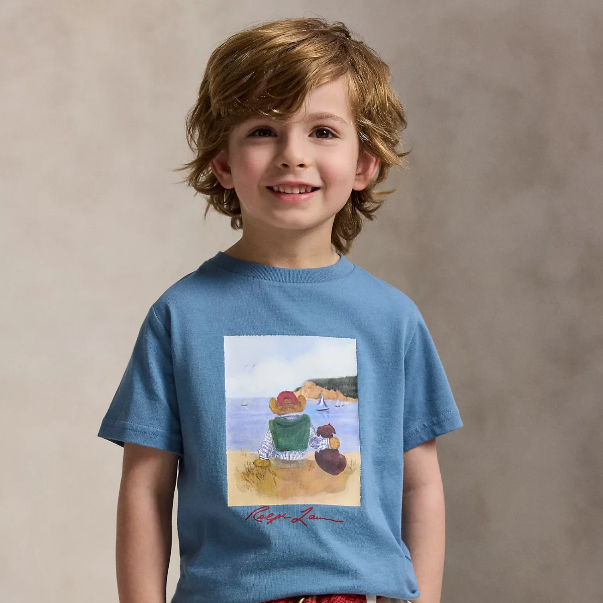 Polo Bear Cotton Jersey Tee by Ralph Lauren