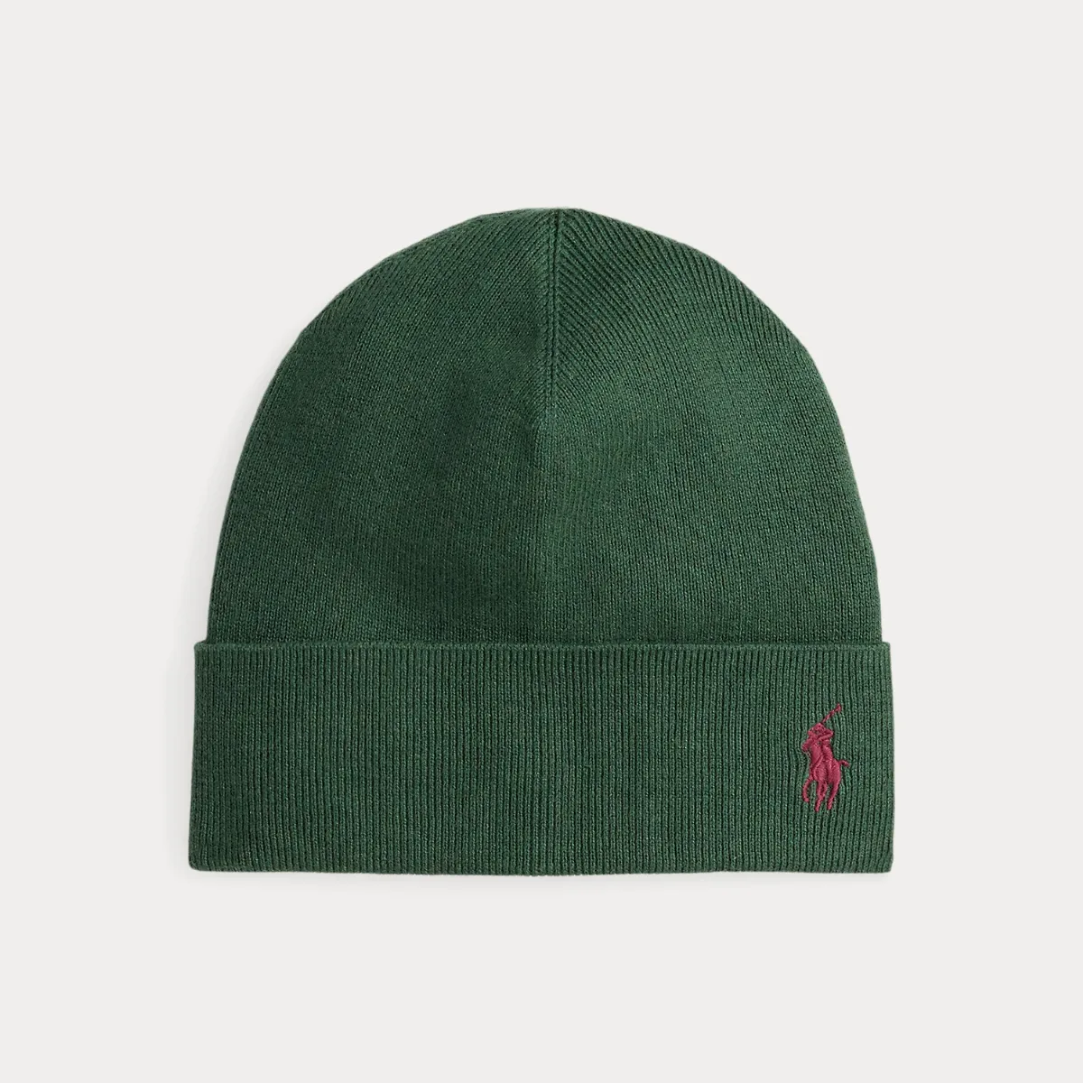 Rib-Knit Cotton Beanie