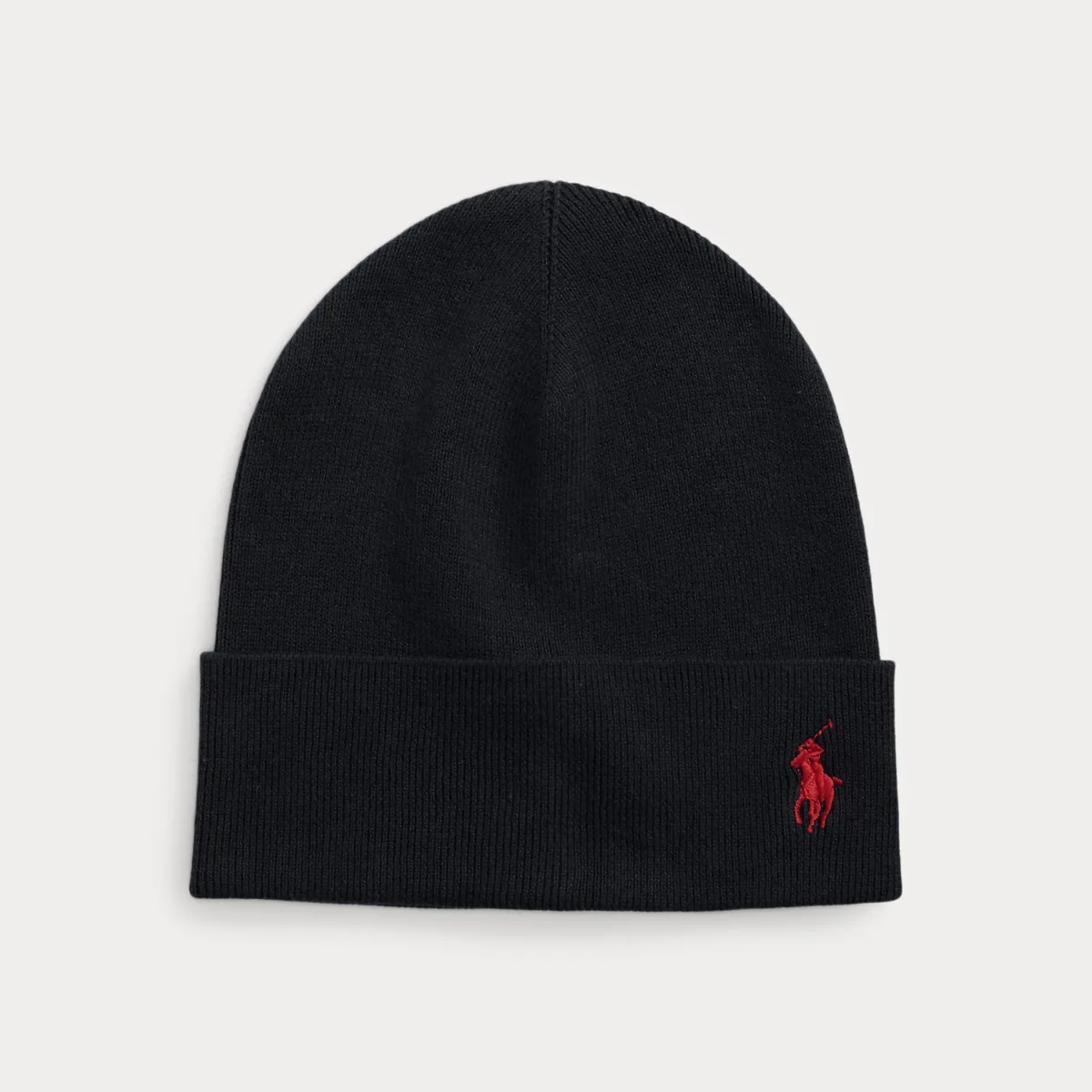 Rib-Knit Cotton Beanie