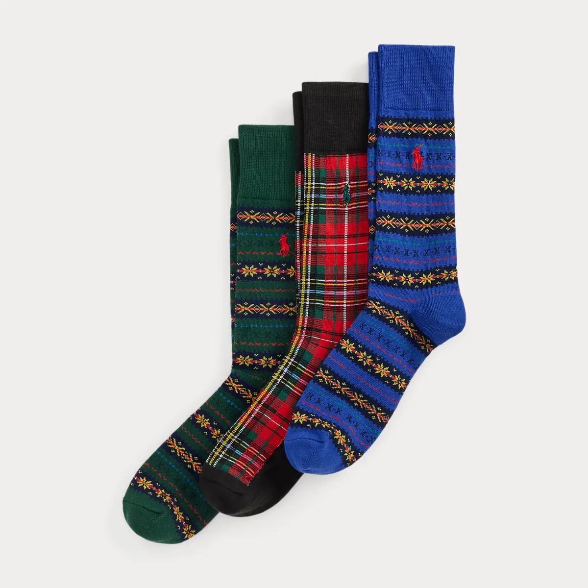 Cotton-Blend Trouser Sock 3-Pack by Ralph Lauren