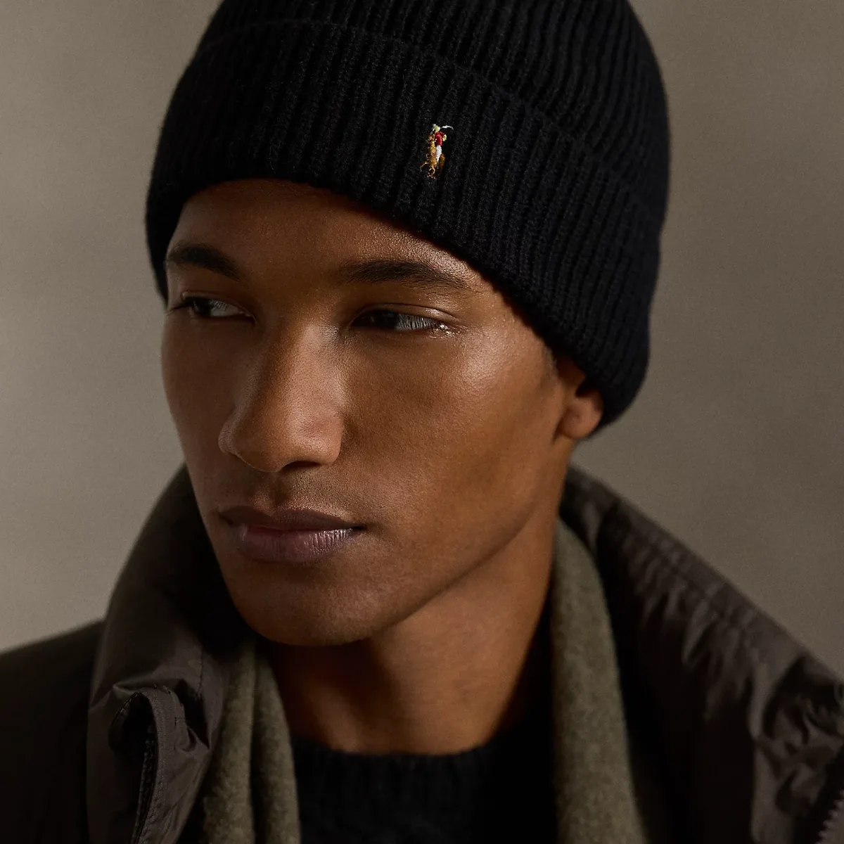 Signature Pony Wool-Blend Beanie by Ralph Lauren