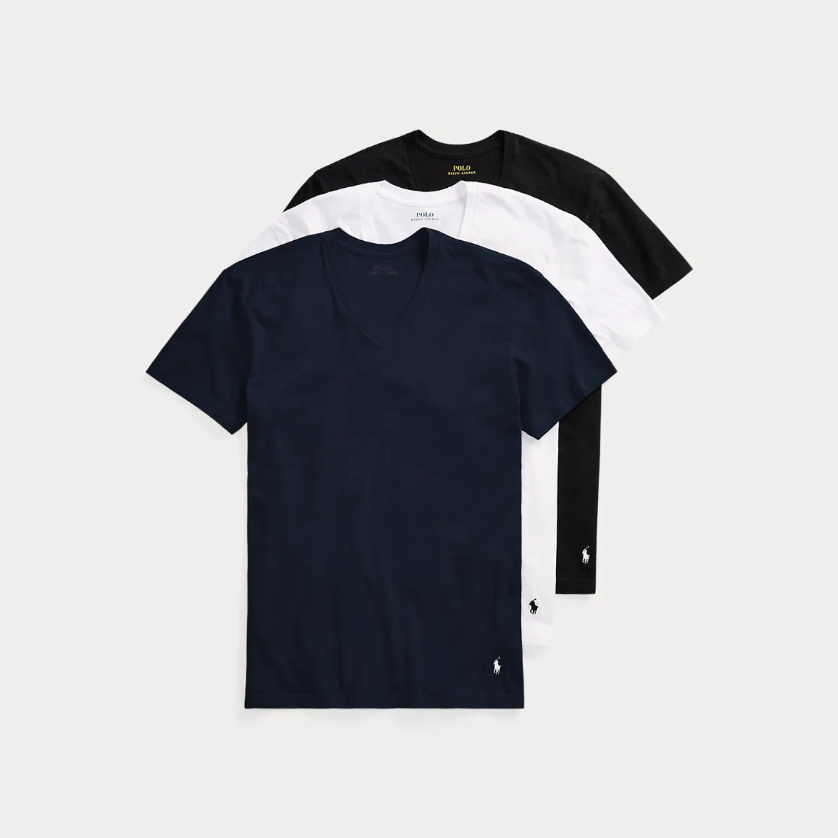 Classic Fit Wicking V-Neck 3-Pack by Ralph Lauren