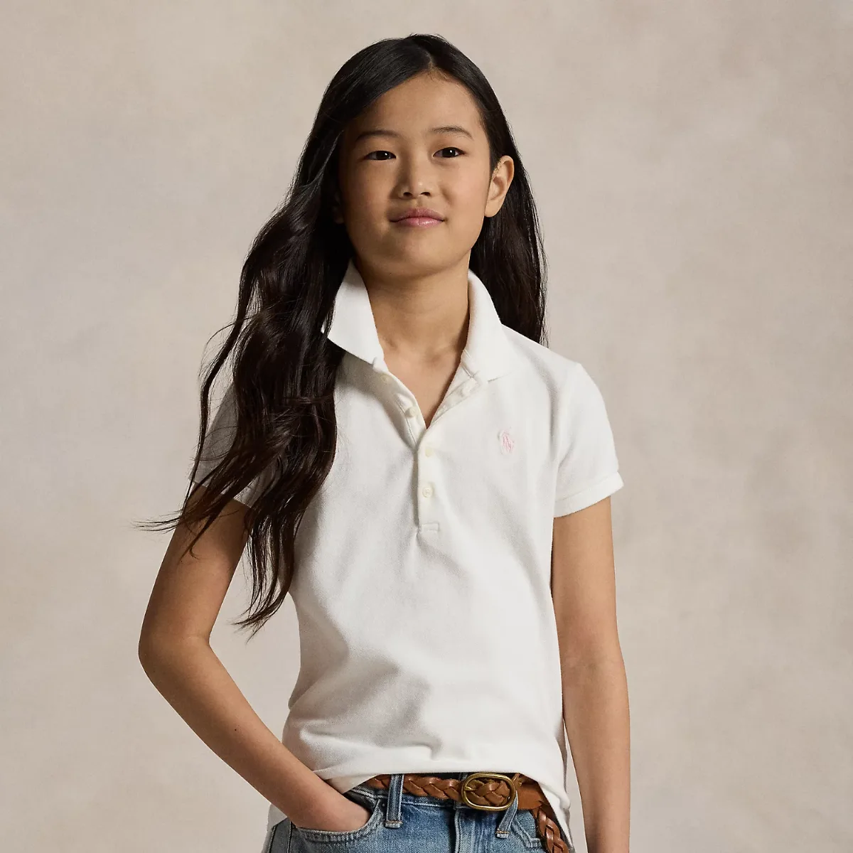 Stretch Mesh Polo Shirt by Ralph Lauren