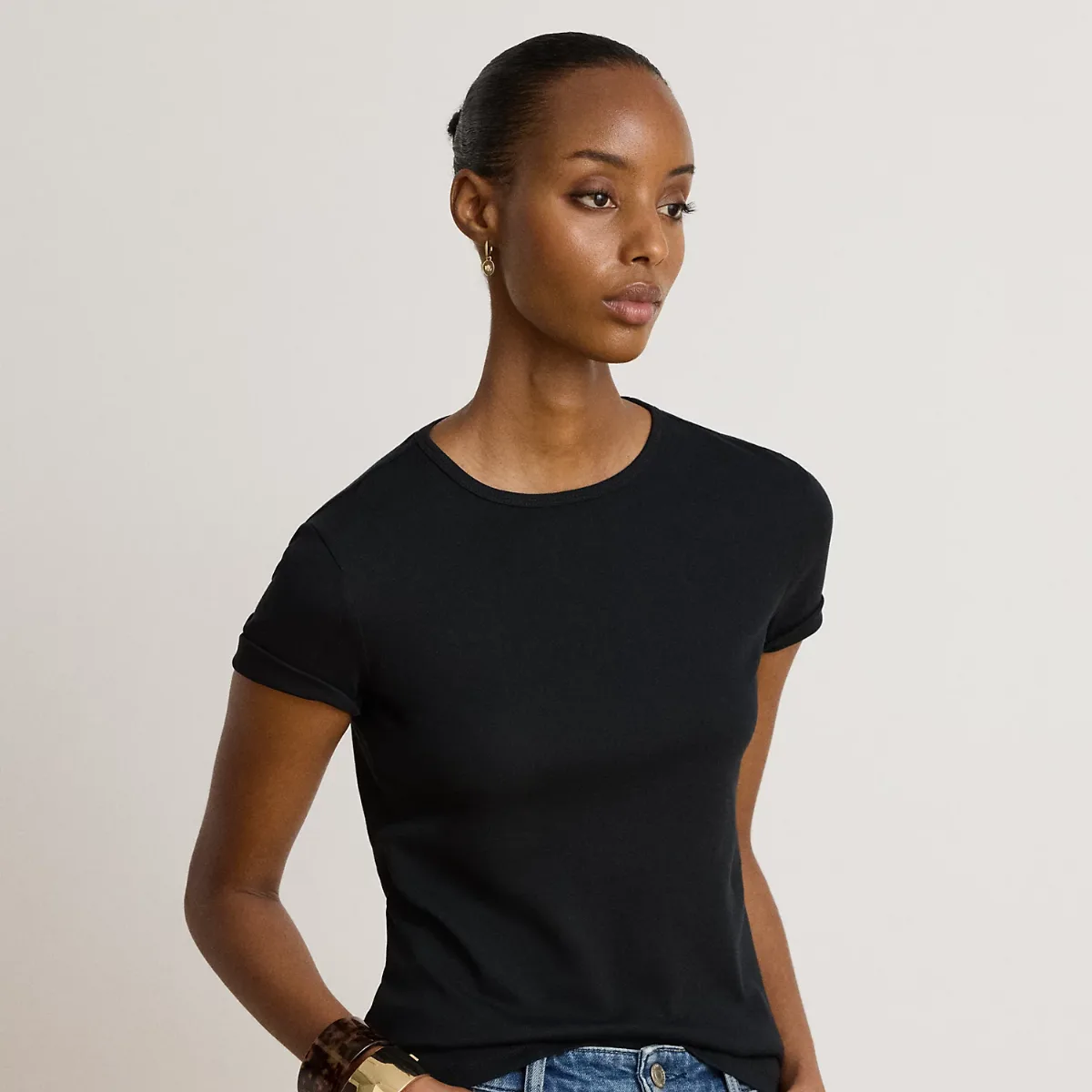 Stretch Cotton Tee by Ralph Lauren