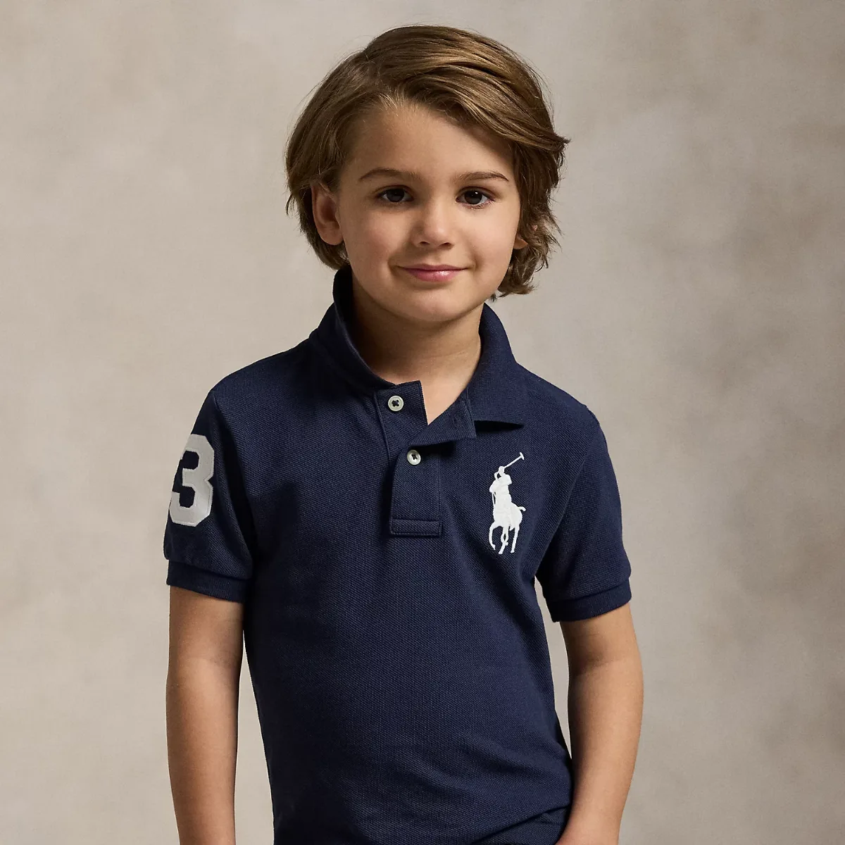 Big Pony Cotton Mesh Polo Shirt by Ralph Lauren