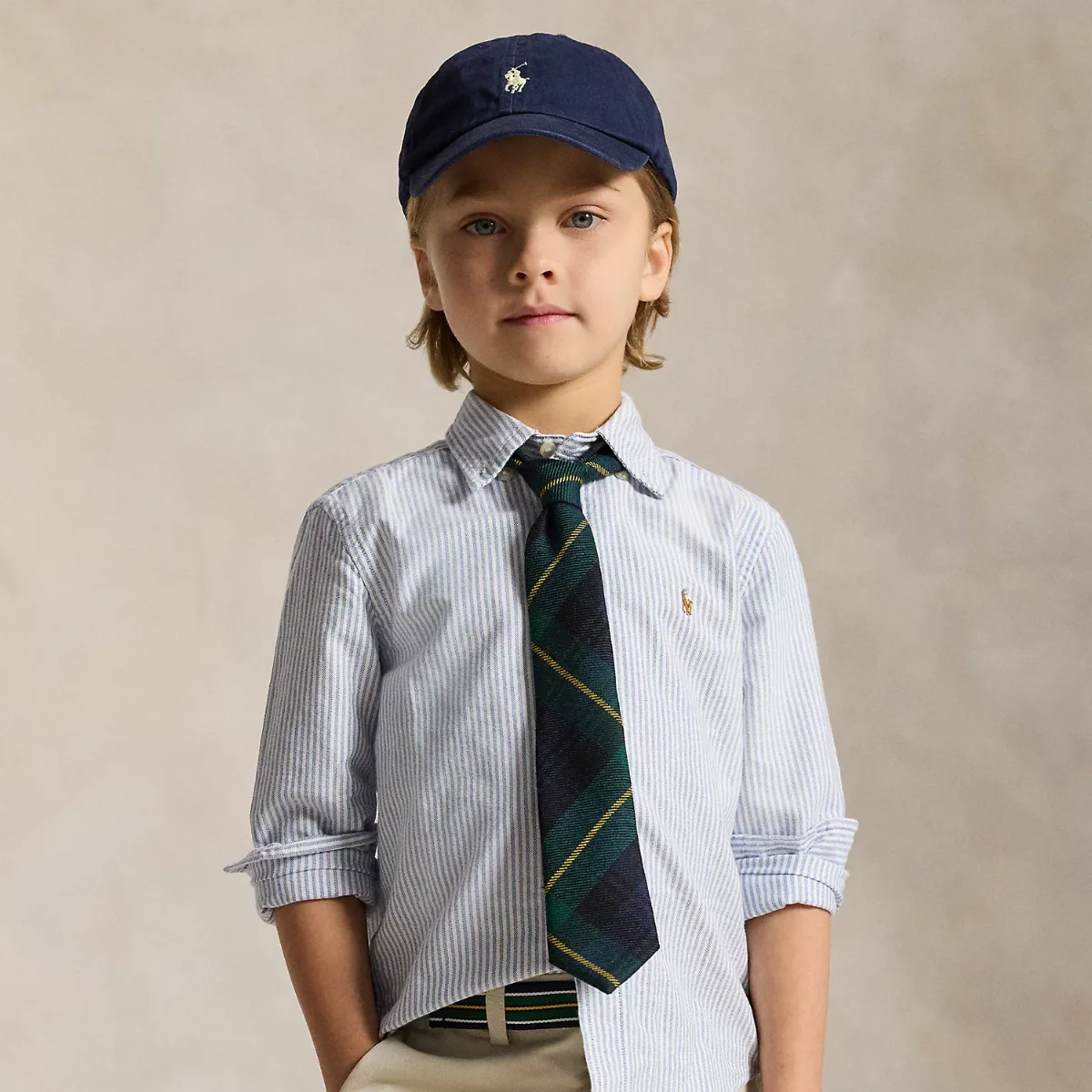 Striped Cotton Oxford Shirt by Ralph Lauren