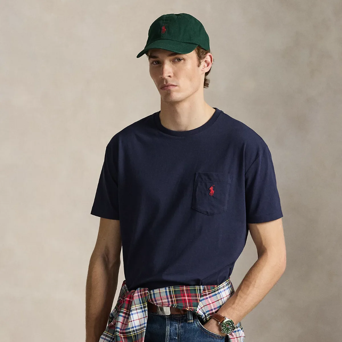 Classic Fit Jersey Pocket T-Shirt by Ralph Lauren