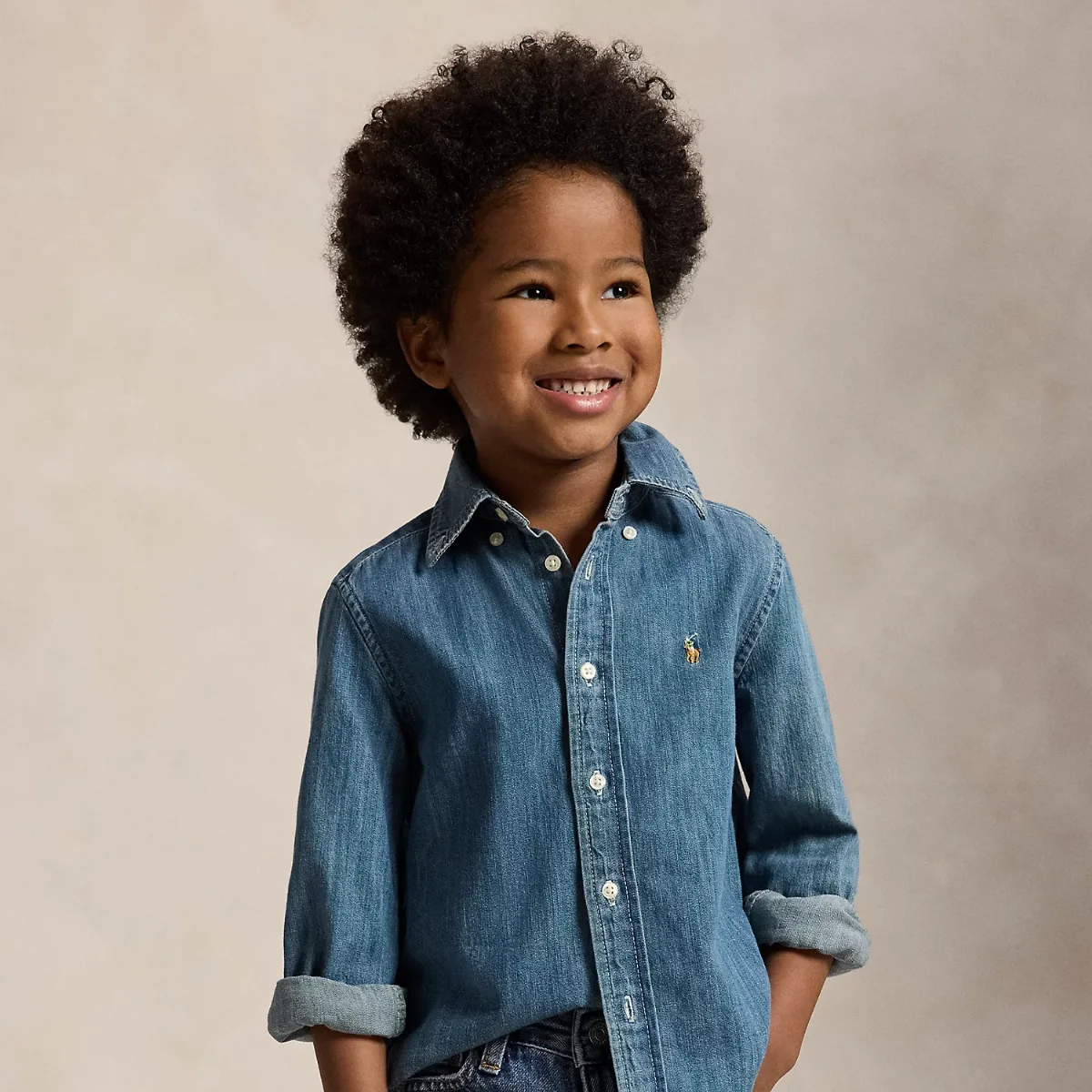 Cotton Denim Shirt by Ralph Lauren