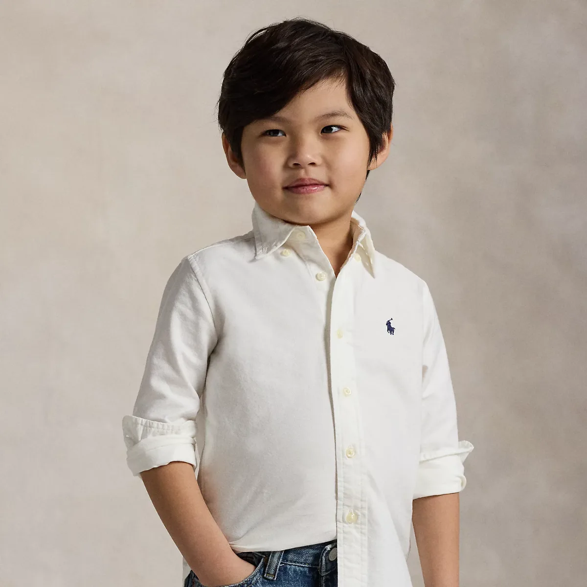 Garment-Dyed Cotton Oxford Shirt by Ralph Lauren