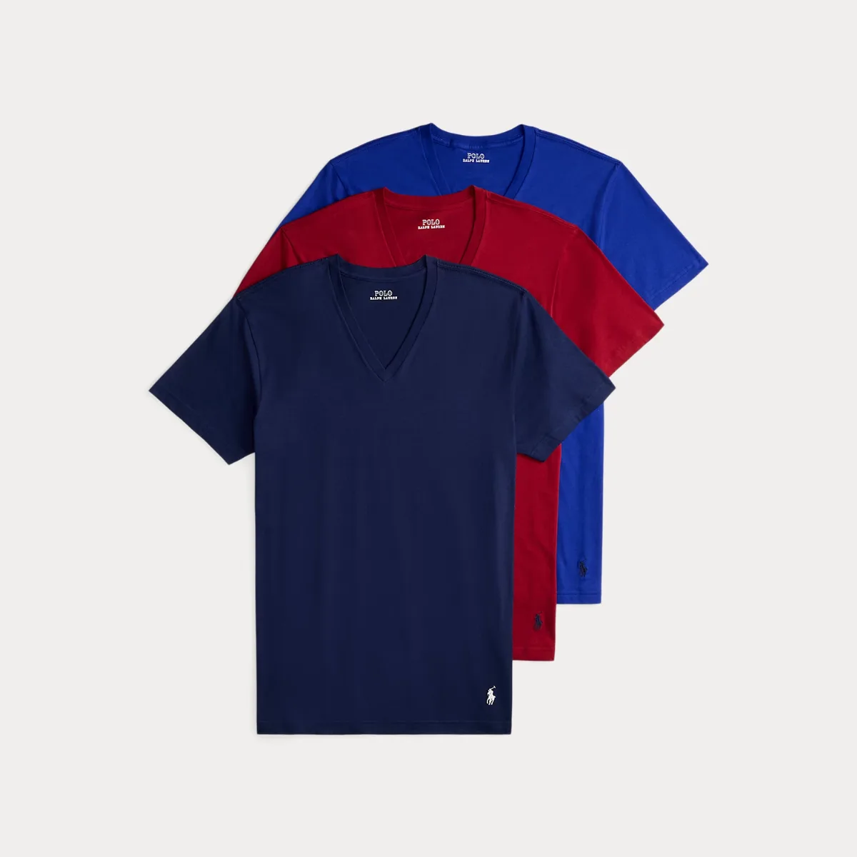 Classic Fit Wicking V-Neck 3-Pack