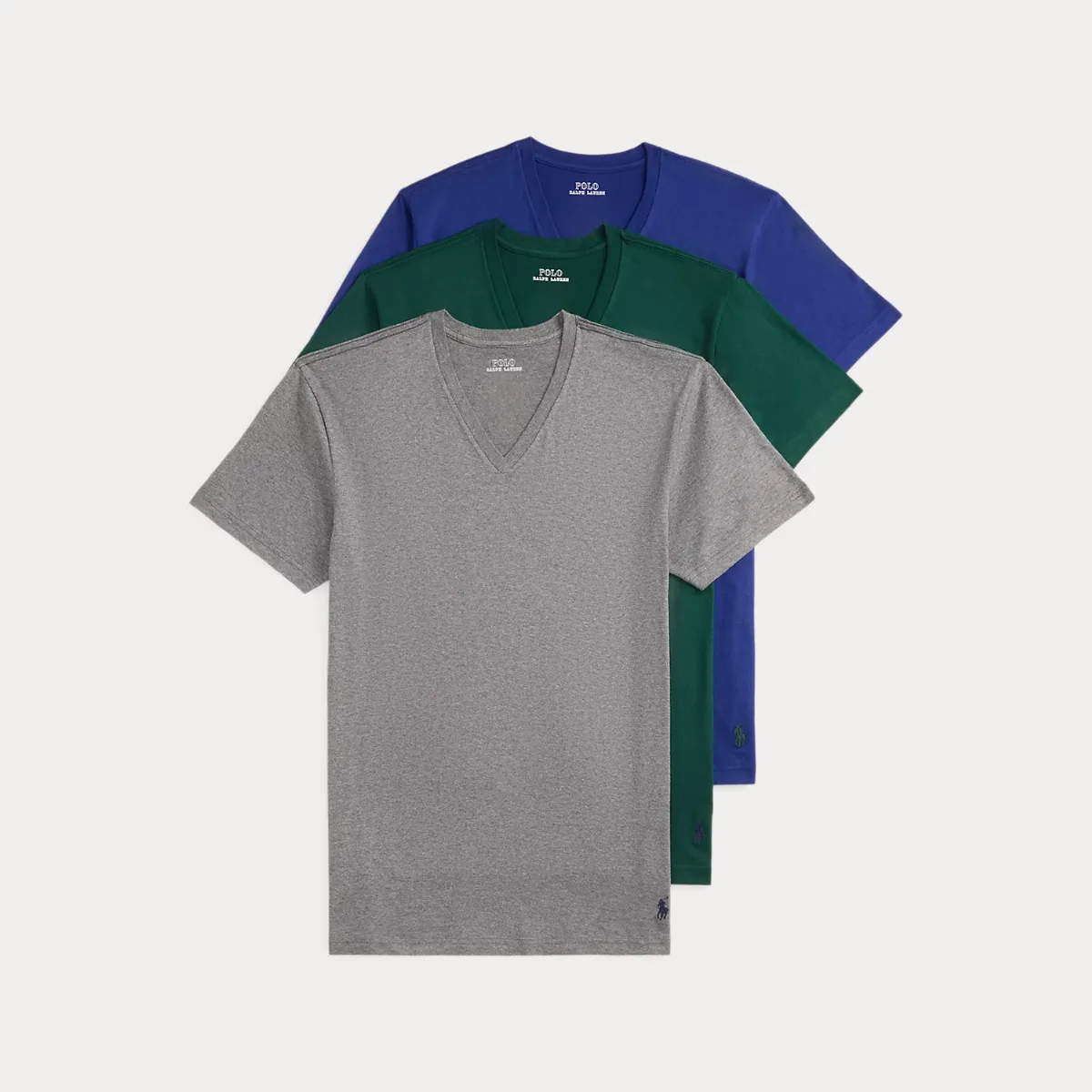 Classic Fit Wicking V-Neck 3-Pack