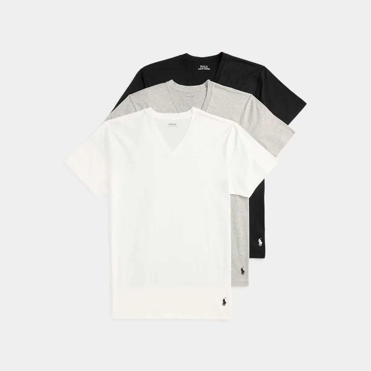 Classic Fit Wicking V-Neck 3-Pack