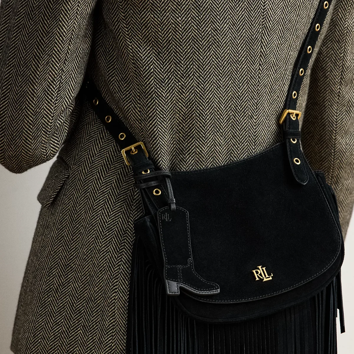 Suede Boot Charm by Ralph Lauren