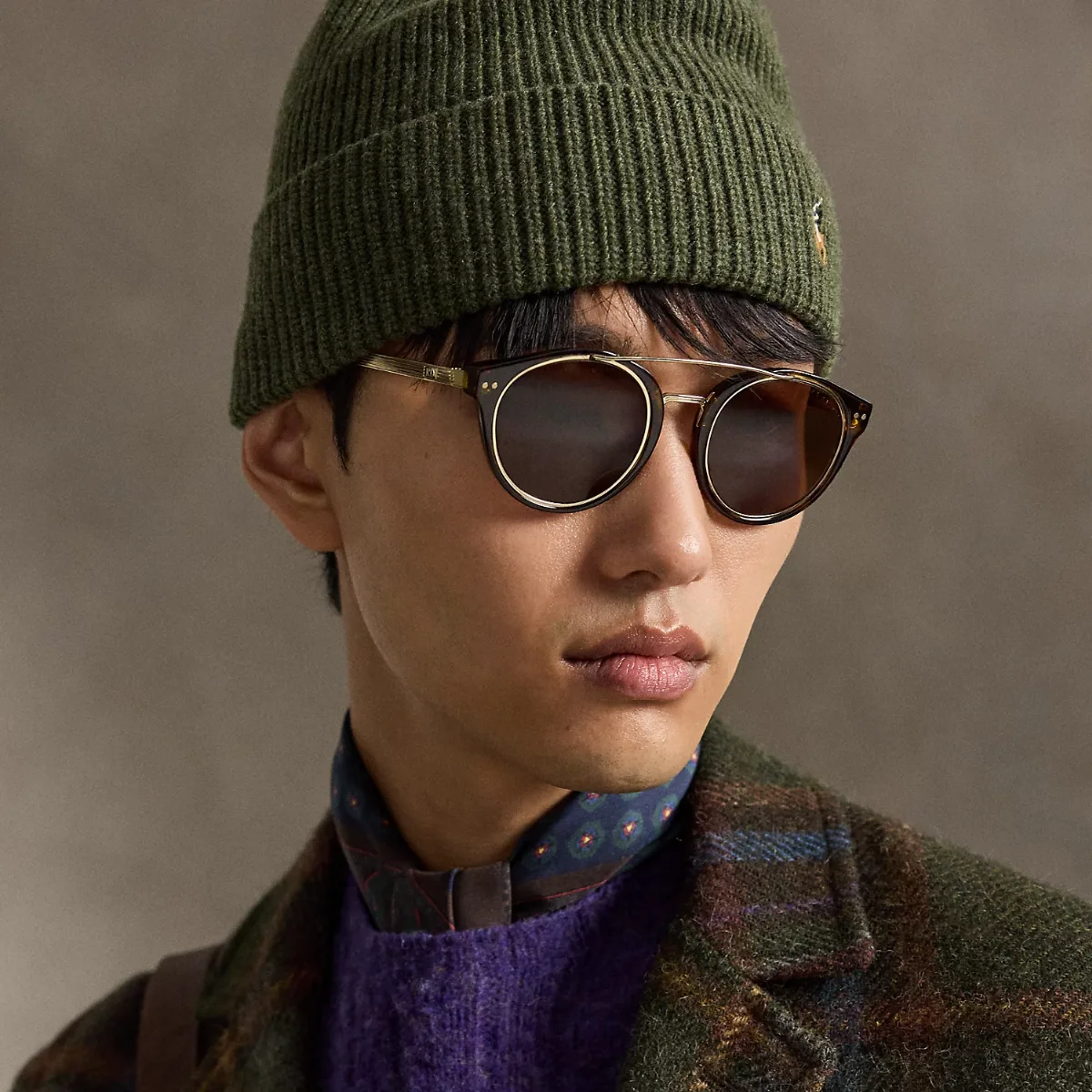 Signature Pony Wool-Blend Beanie by Ralph Lauren