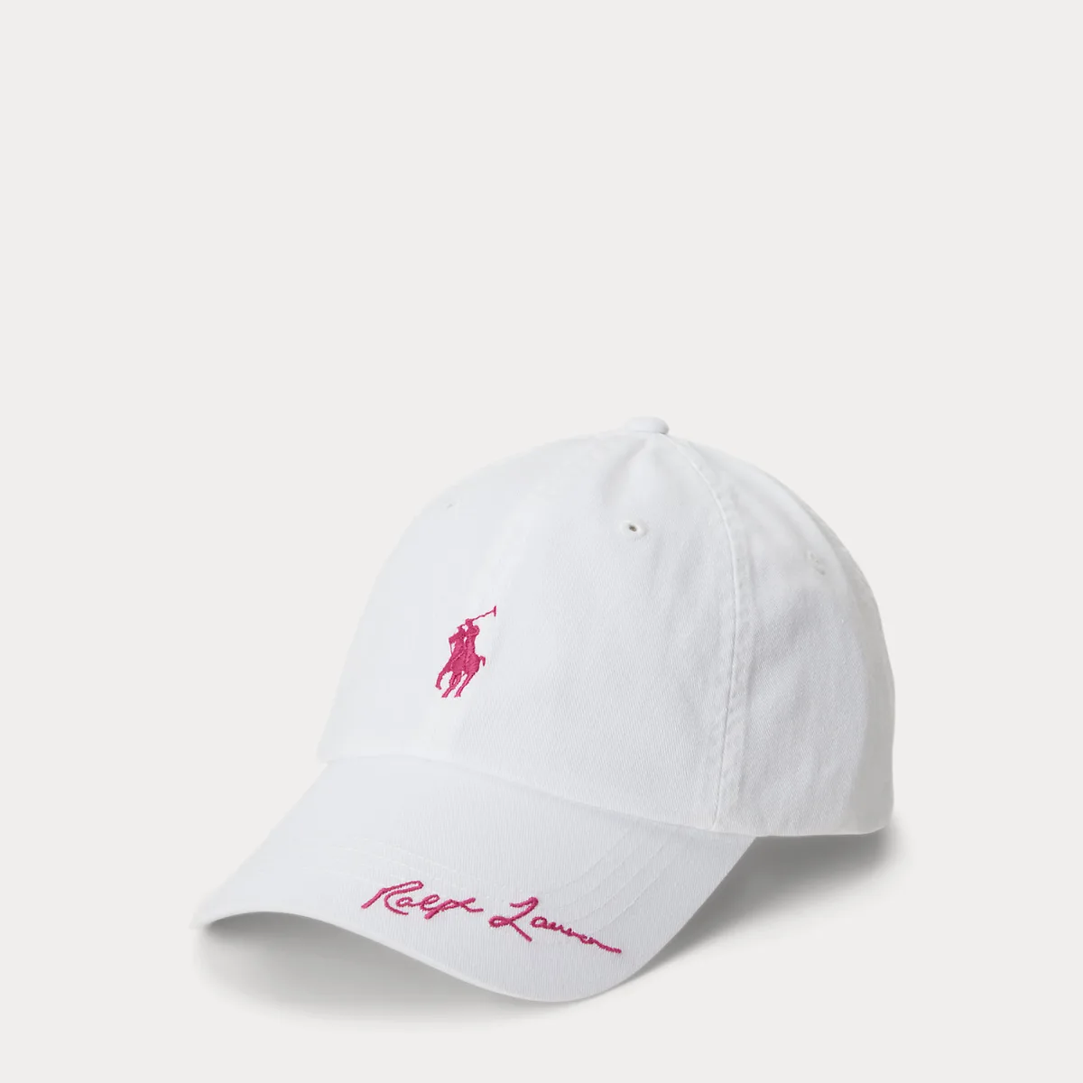 Pink Pony Twill Ball Cap by Ralph Lauren