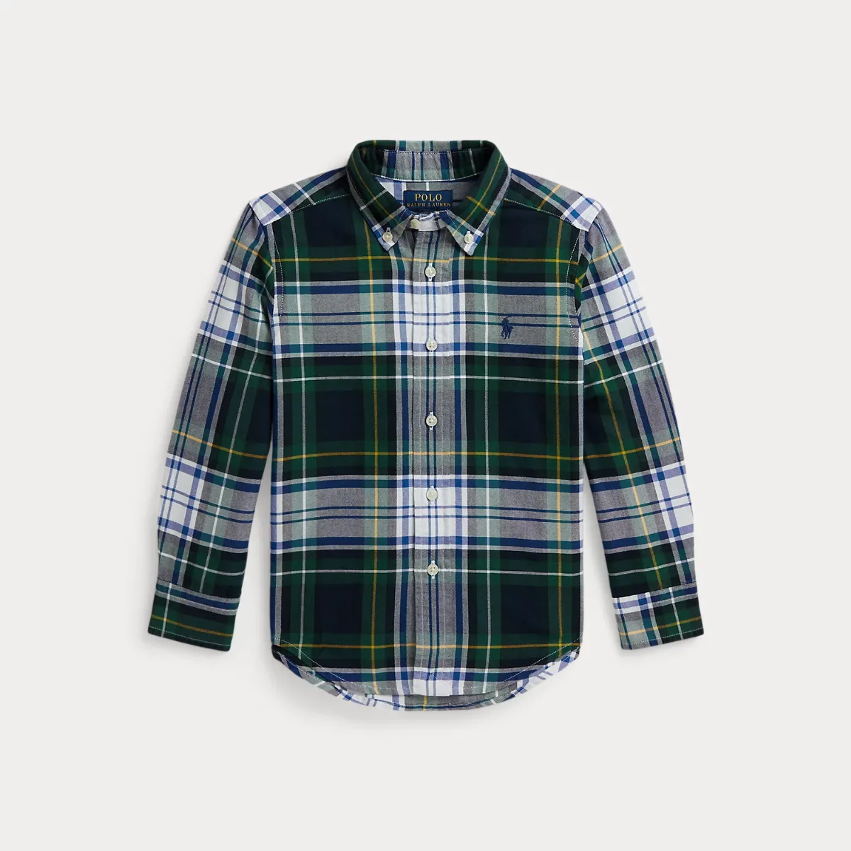 Plaid Cotton Oxford Shirt by Ralph Lauren