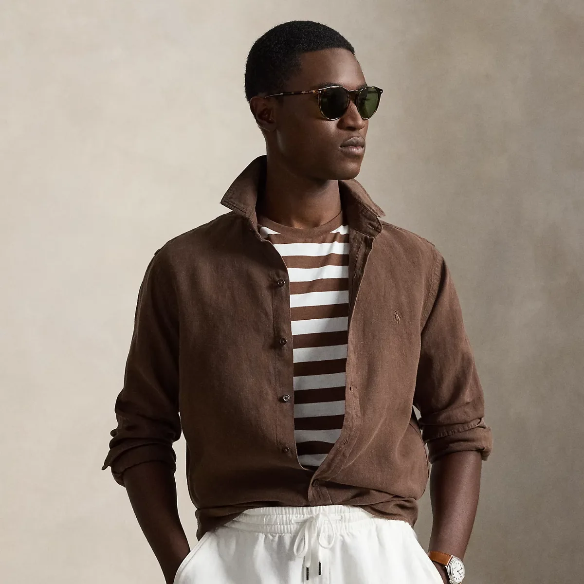 Classic Fit Striped Jersey T-Shirt by Ralph Lauren