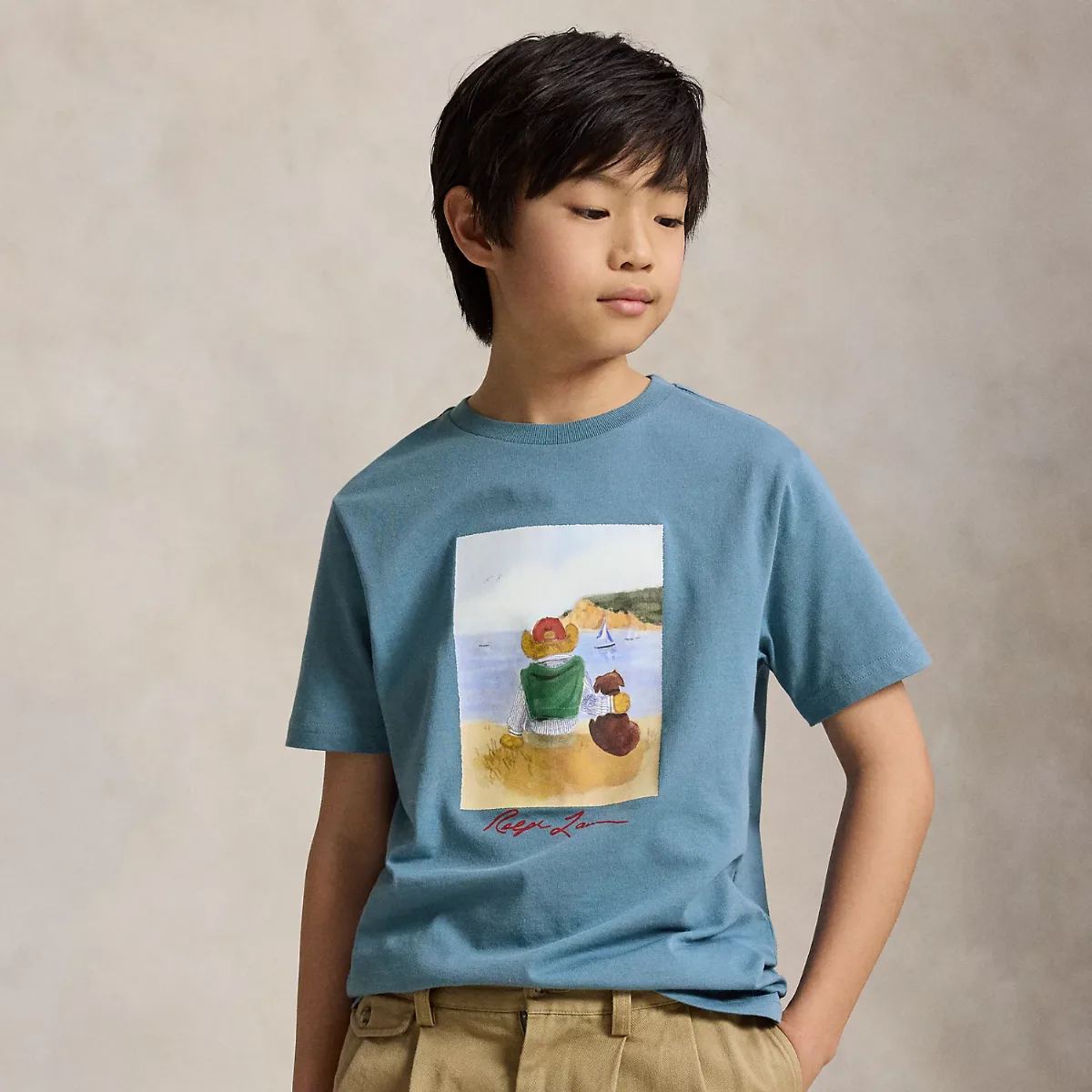 Polo Bear Cotton Jersey Tee by Ralph Lauren