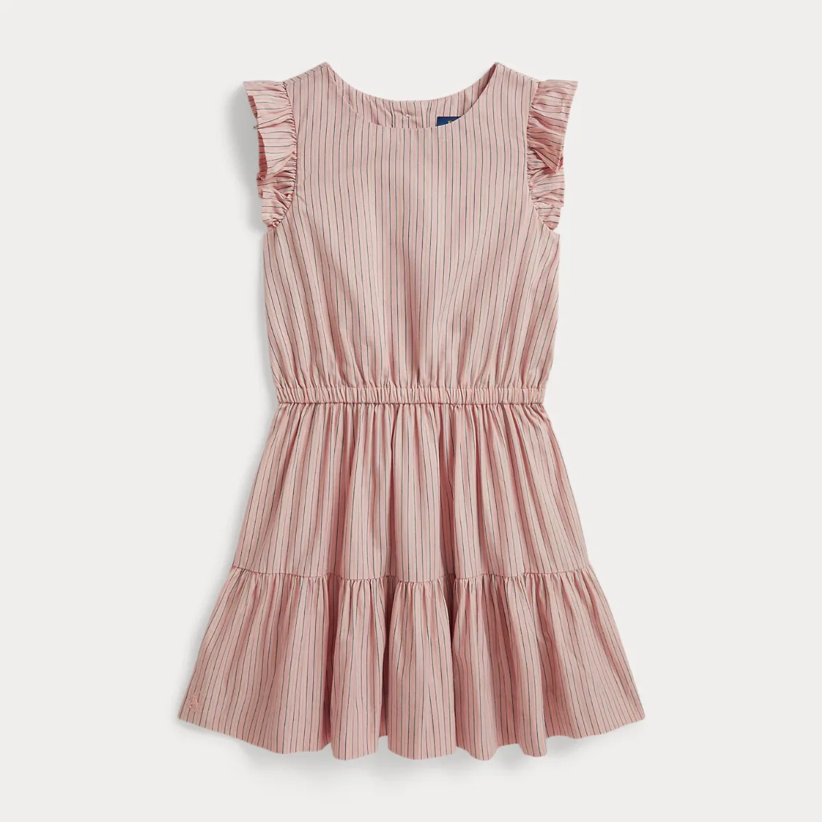 Striped Tiered Cotton Dress by Ralph Lauren