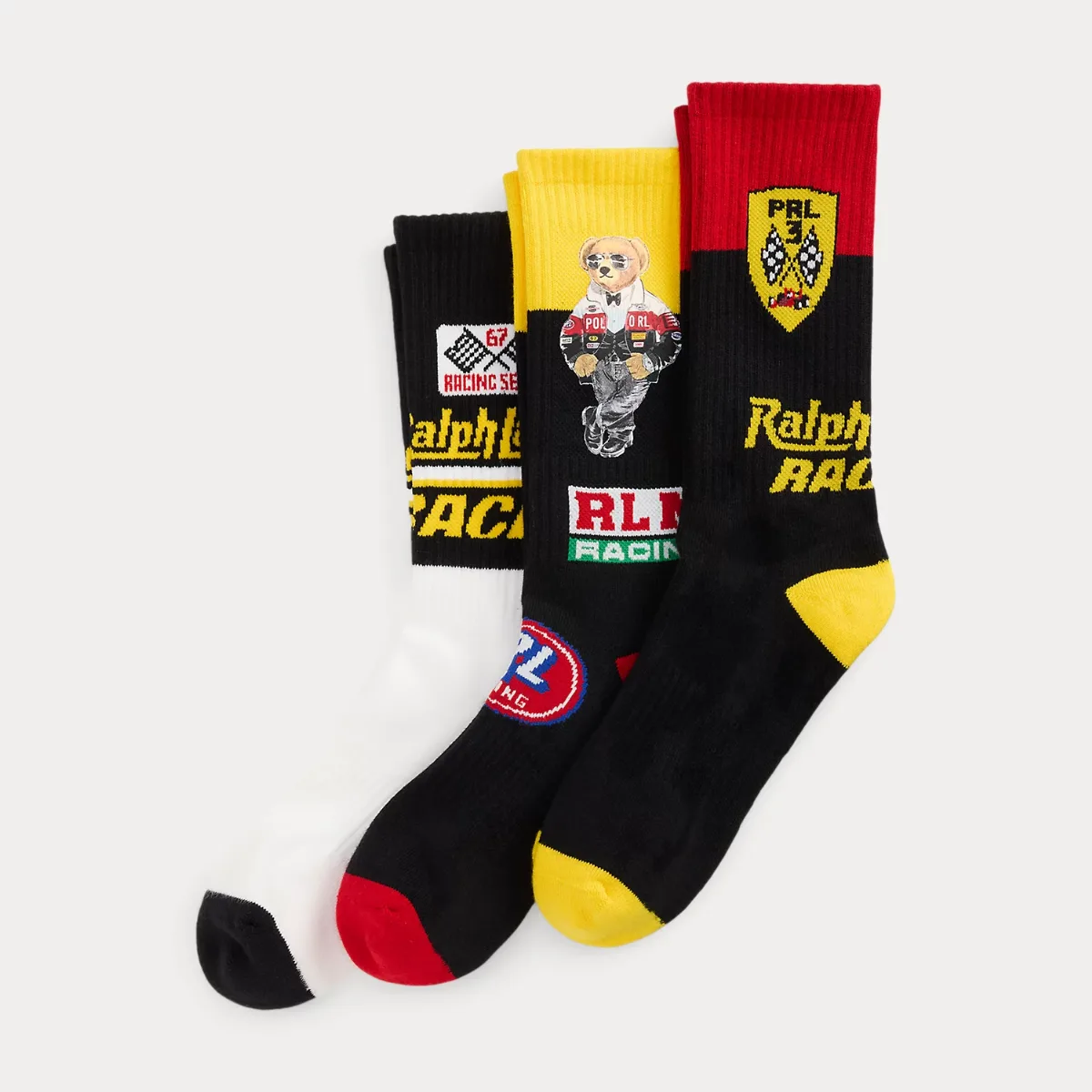 Polo Bear Crew 3-Sock Gift Set by Ralph Lauren