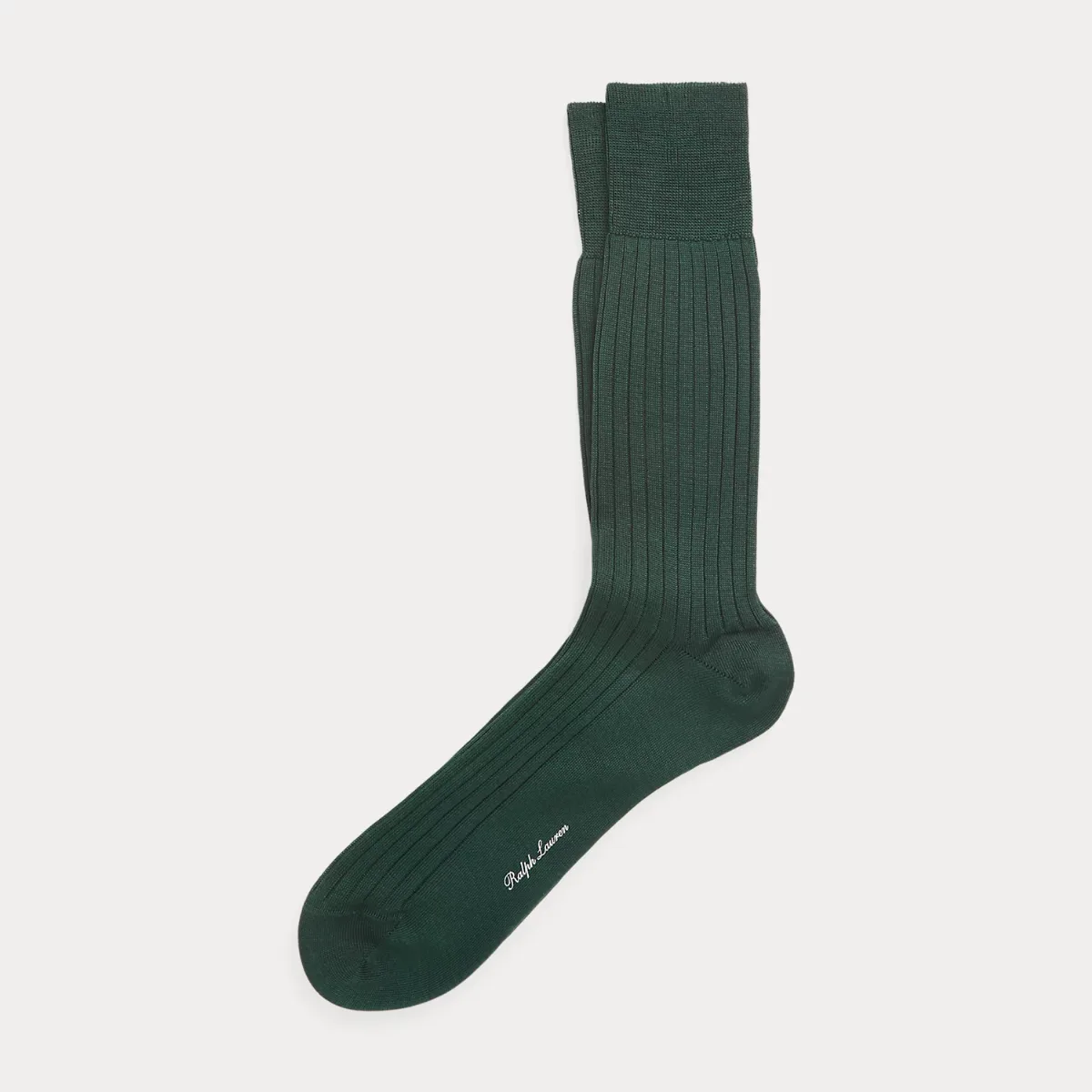 Rib-Knit Cotton Trouser Socks