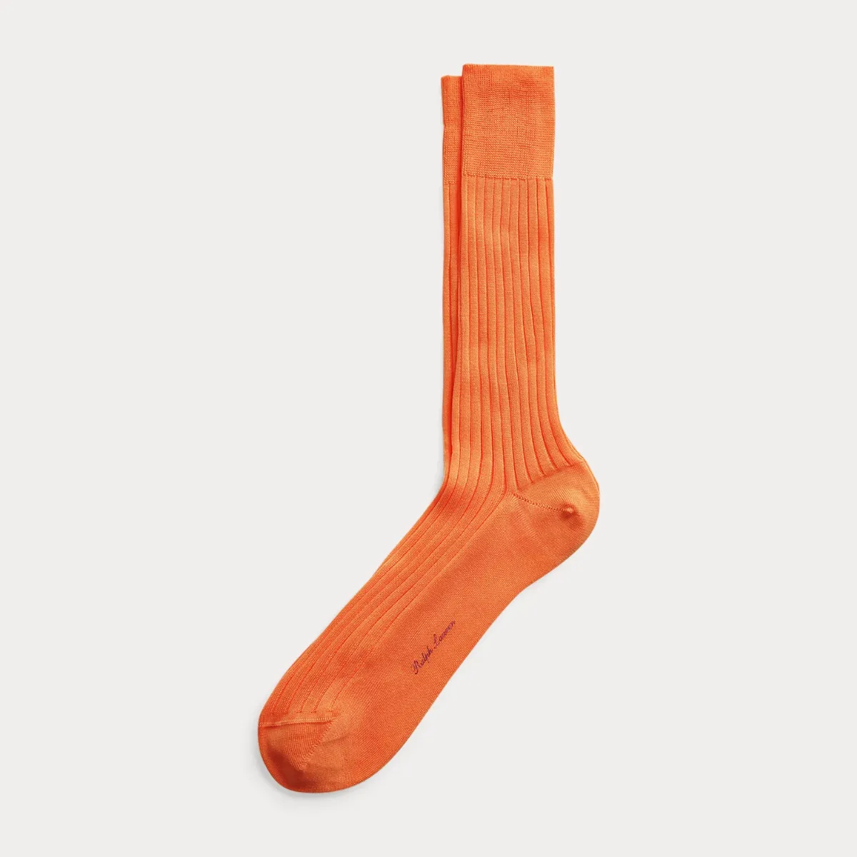 Rib-Knit Cotton Trouser Socks