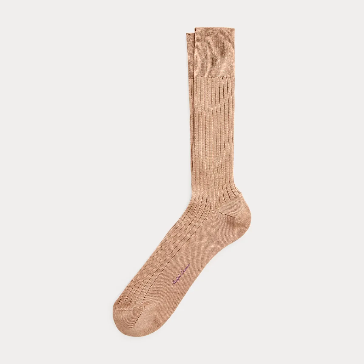 Rib-Knit Cotton Trouser Socks