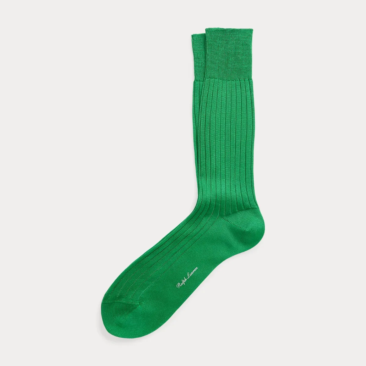 Rib-Knit Cotton Trouser Socks