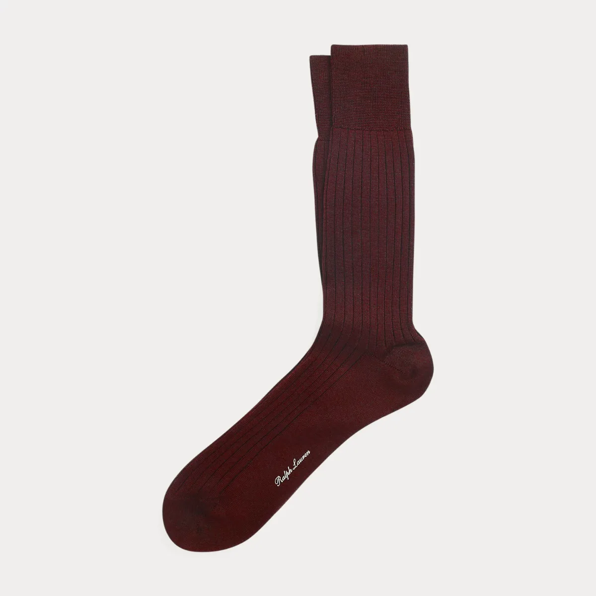 Rib-Knit Cotton Trouser Socks