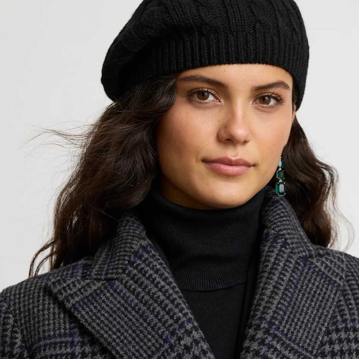Cable-Knit Beret by Ralph Lauren