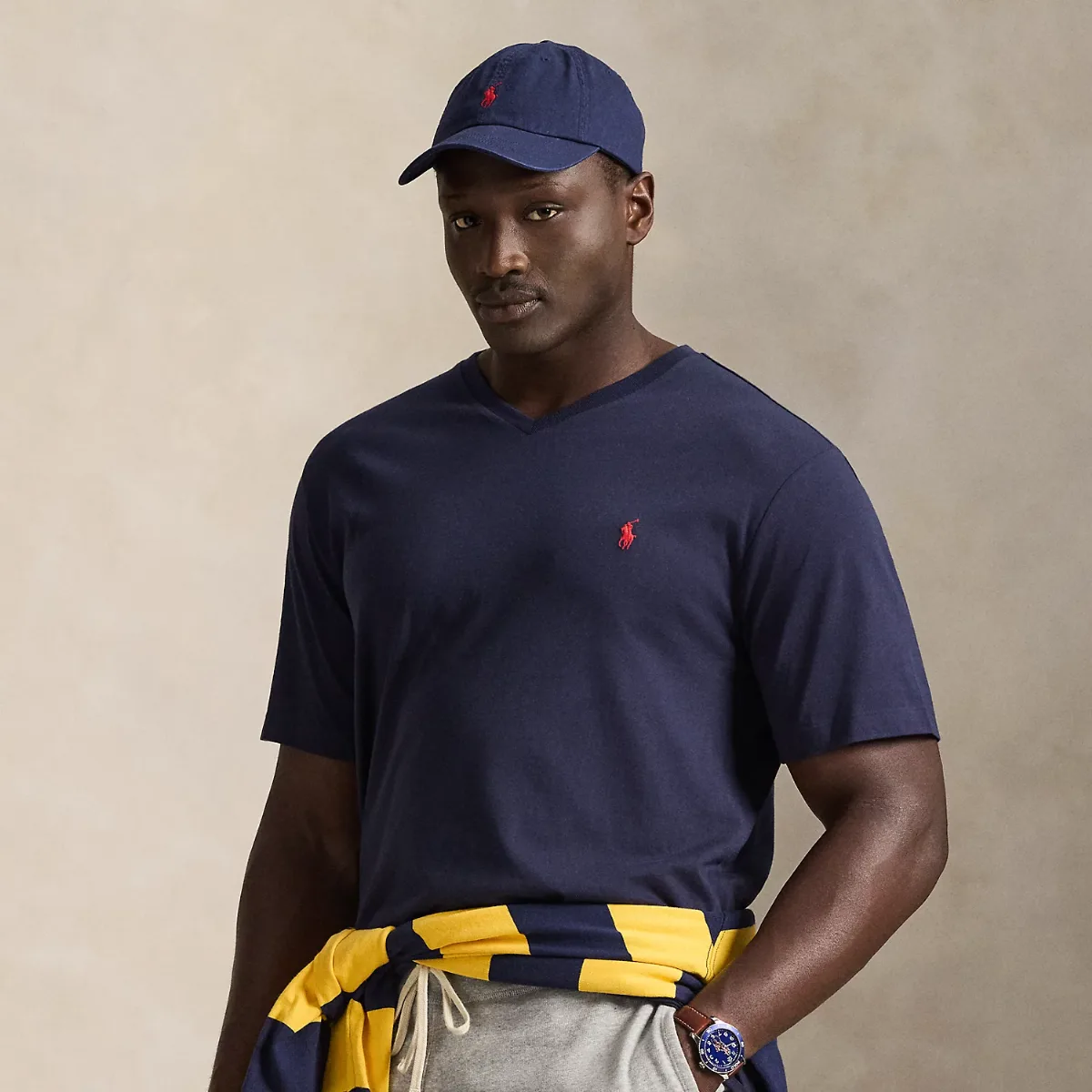 Jersey V-Neck T-Shirt by Ralph Lauren