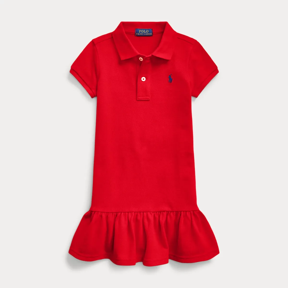 Cotton Mesh Polo Dress by Ralph Lauren