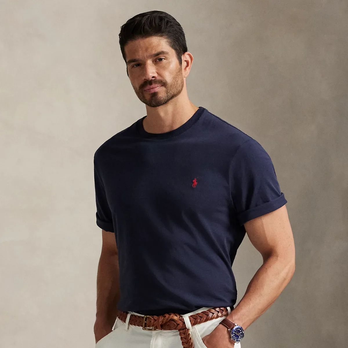 Jersey Crewneck T-Shirt by Ralph Lauren