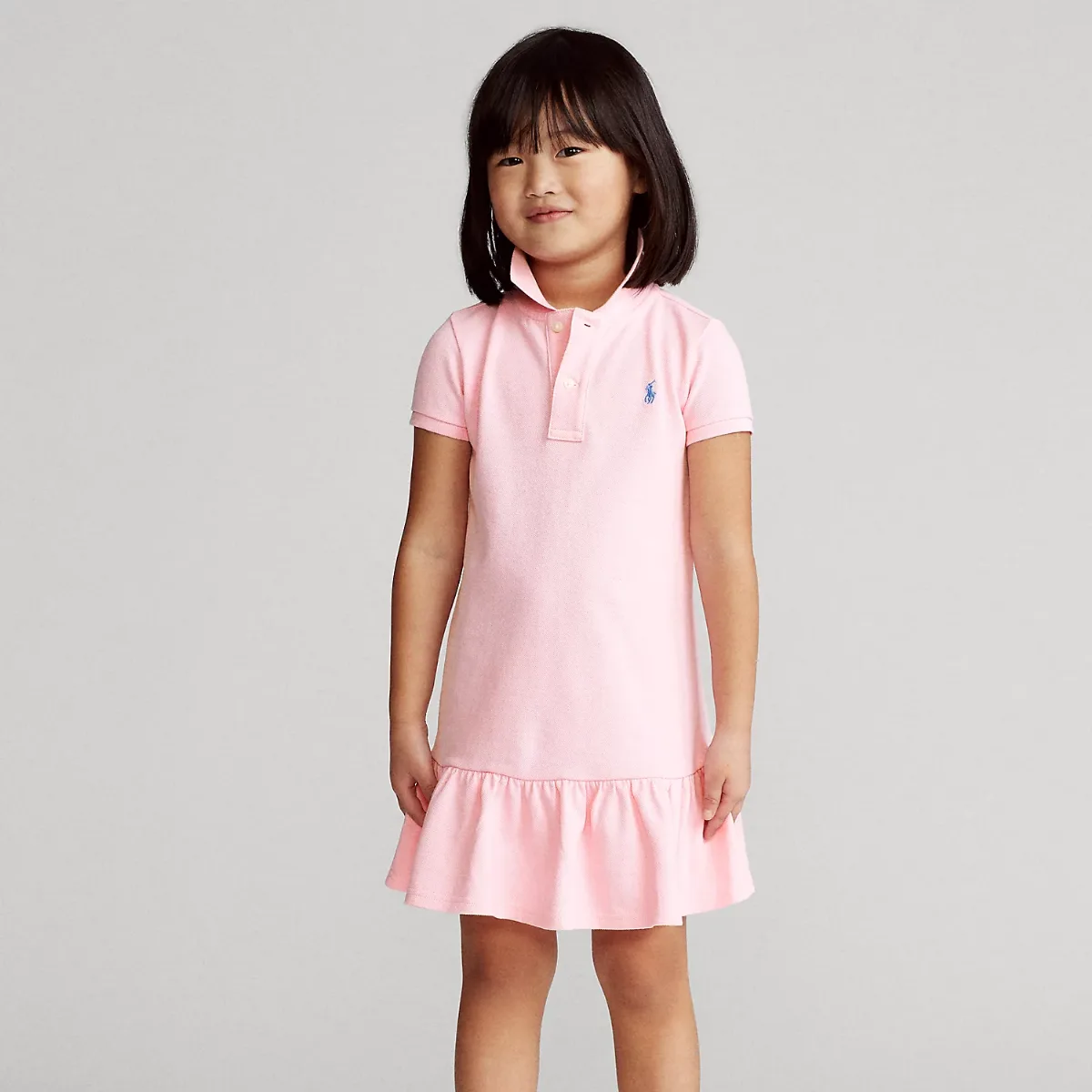 Cotton Mesh Polo Dress by Ralph Lauren