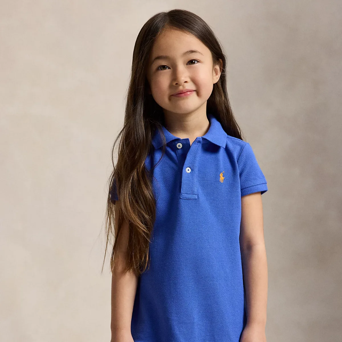Cotton Mesh Polo Dress by Ralph Lauren