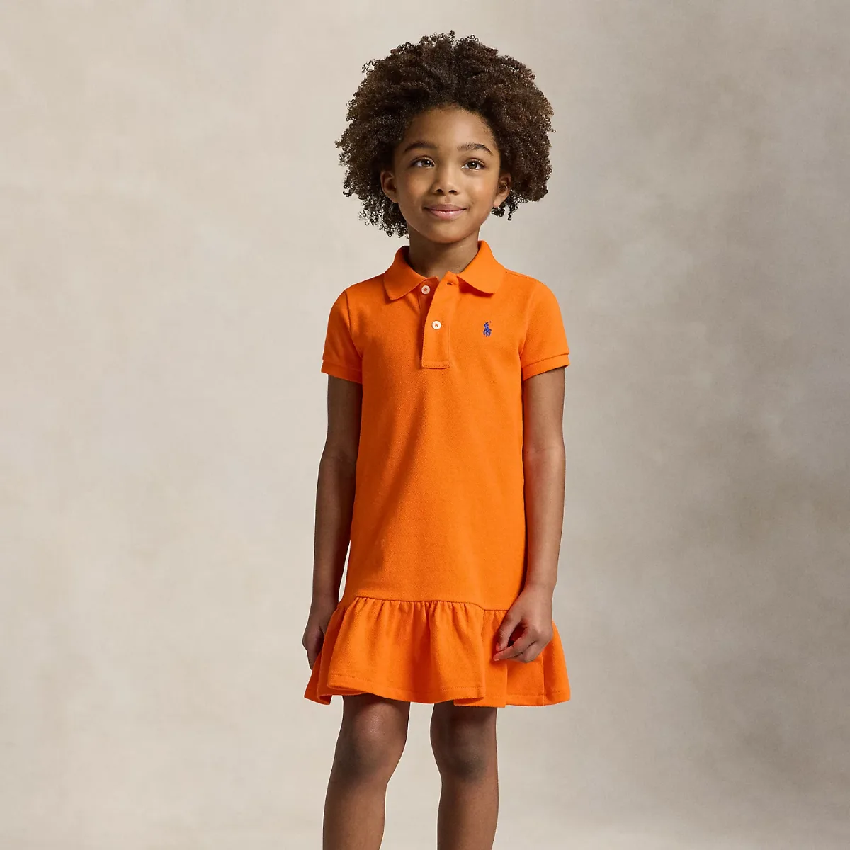 Cotton Mesh Polo Dress by Ralph Lauren