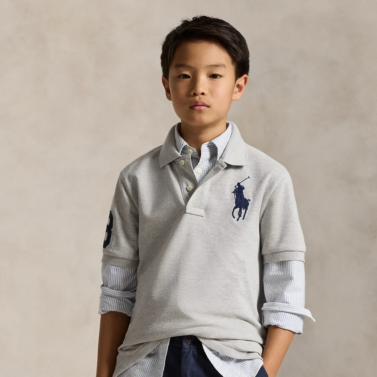 Big Pony Cotton Mesh Polo Shirt by Ralph Lauren