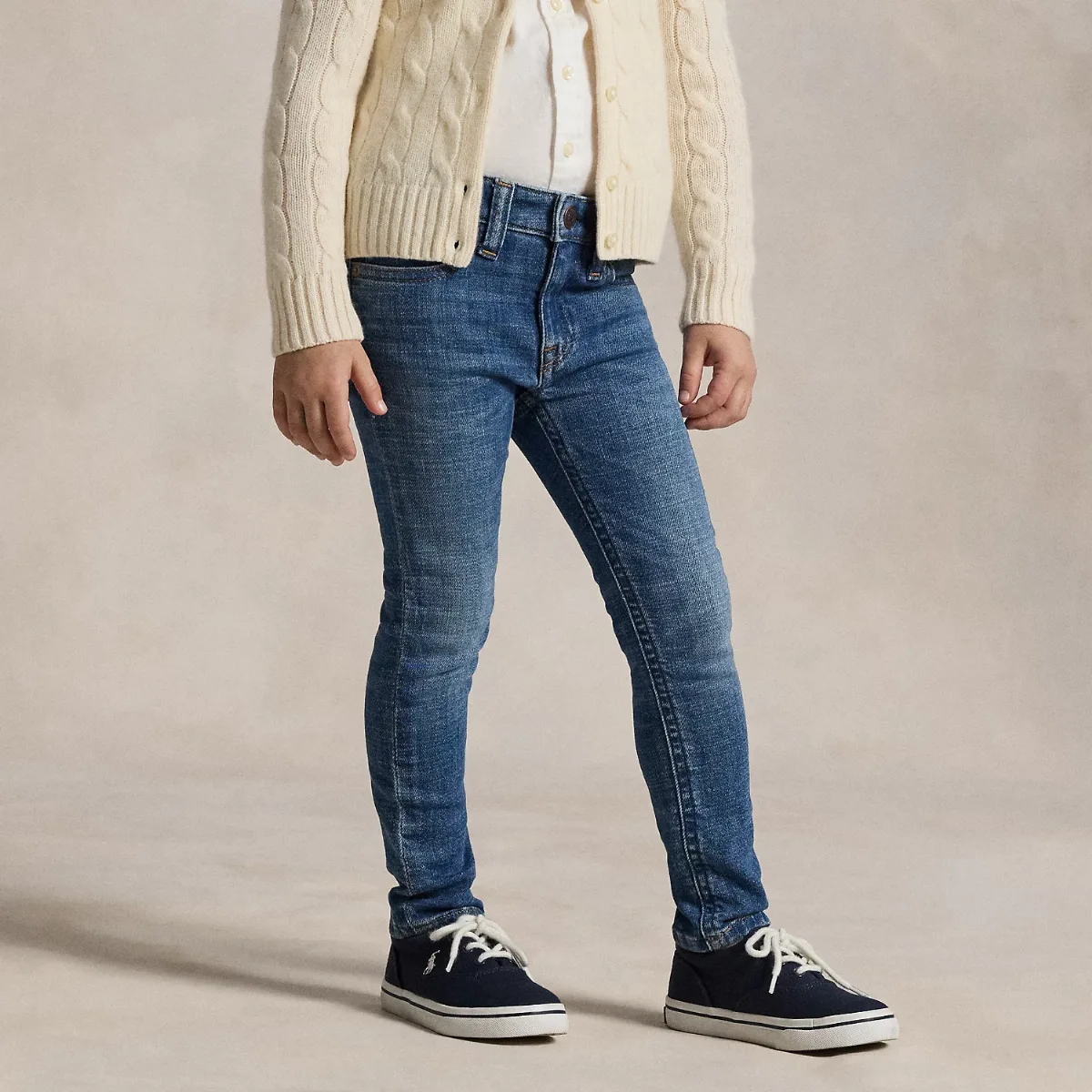 High-Rise Skinny Fit Stretch Jean by Ralph Lauren