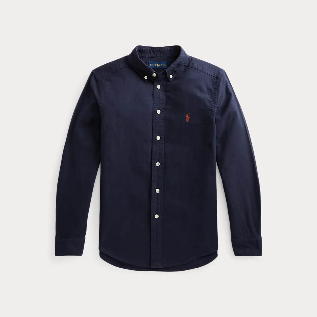 Garment-Dyed Cotton Oxford Shirt by Ralph Lauren