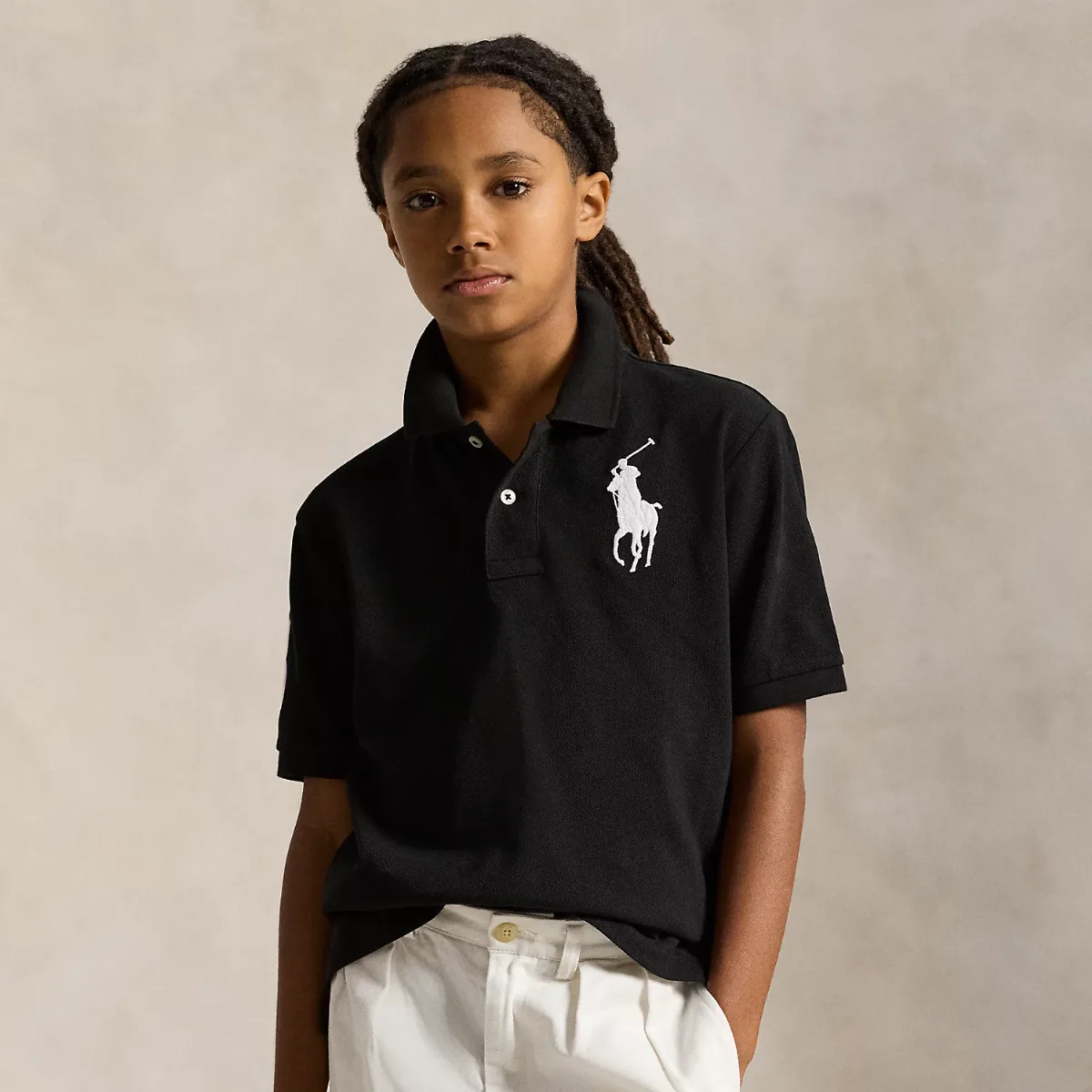 Big Pony Cotton Mesh Polo Shirt by Ralph Lauren