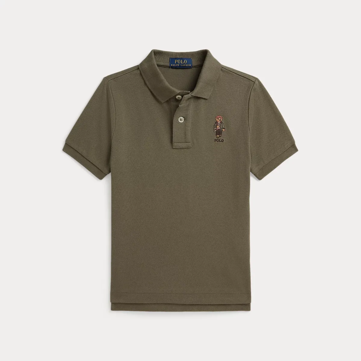 Polo Bear Cotton Mesh Polo Shirt by Ralph Lauren