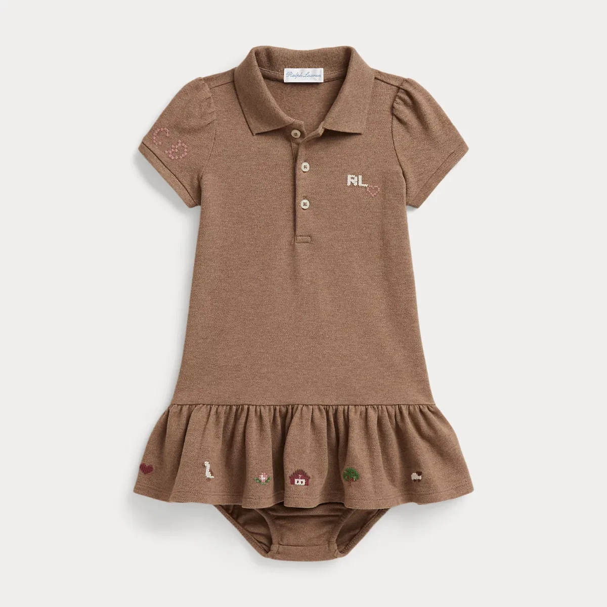 Stretch Mesh Polo Dress & Bloomer by Ralph Lauren