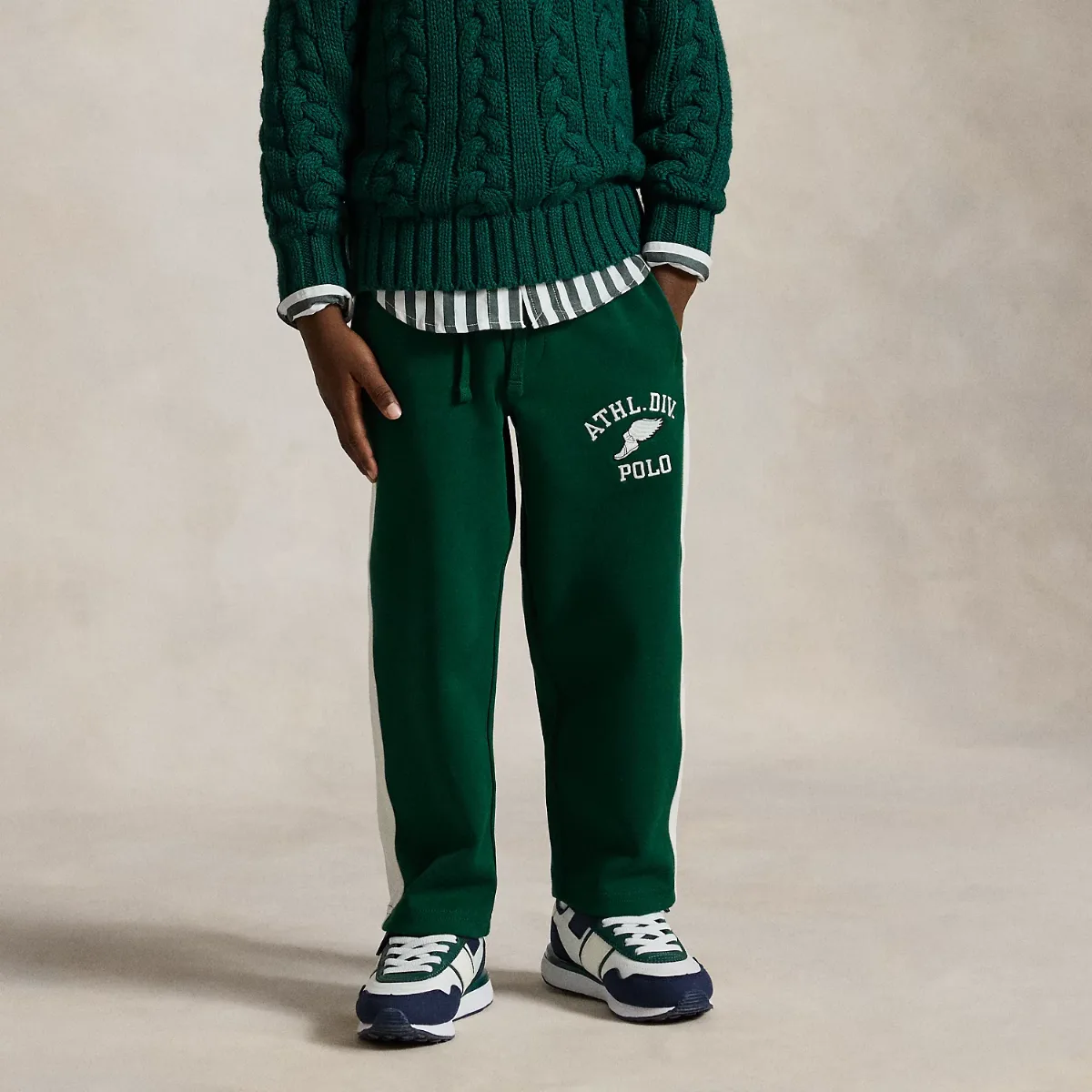 Logo Double-Knit Track Pant by Ralph Lauren