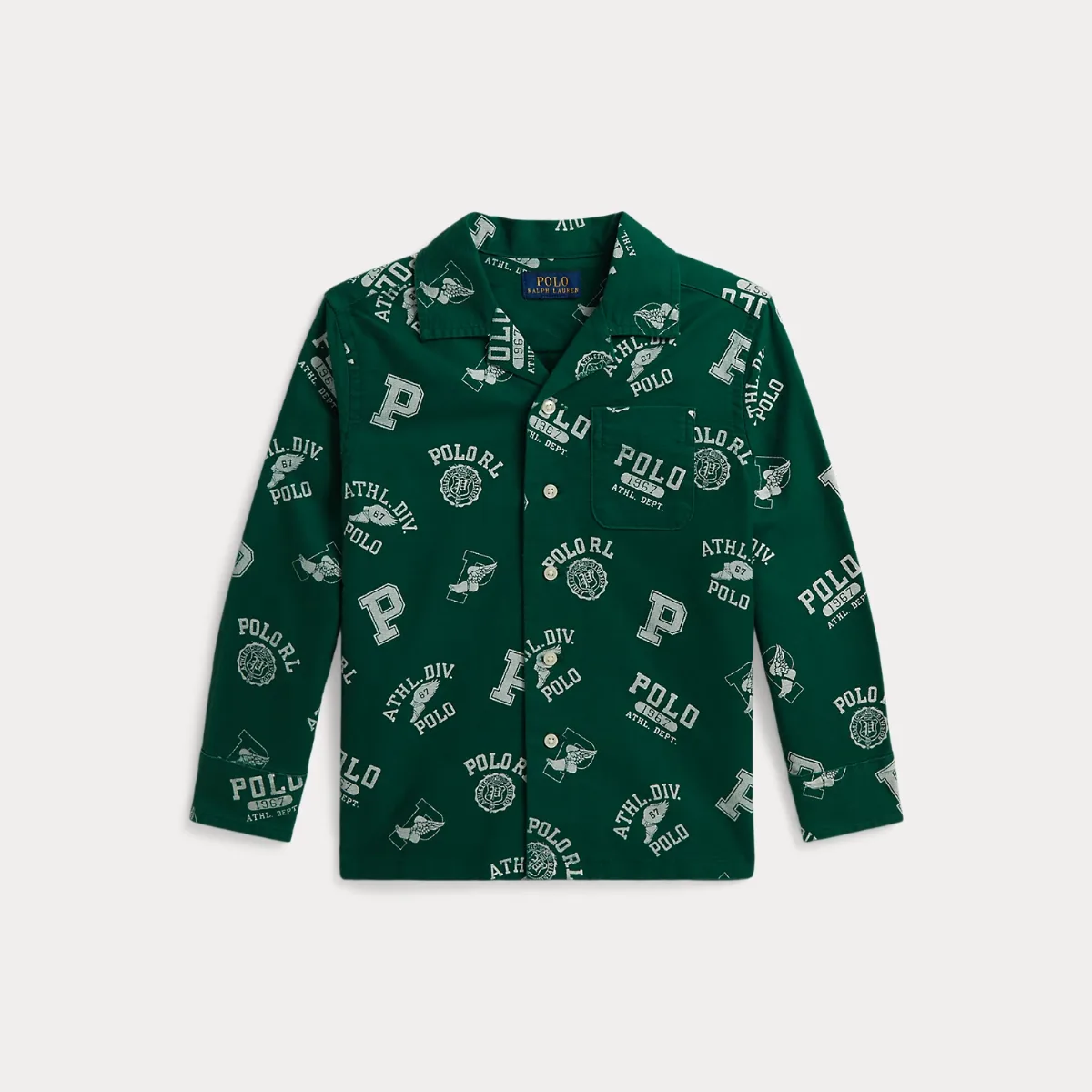 Print Cotton Oxford Shirt by Ralph Lauren
