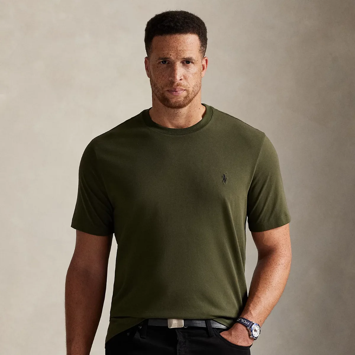 Jersey Crewneck T-Shirt by Ralph Lauren