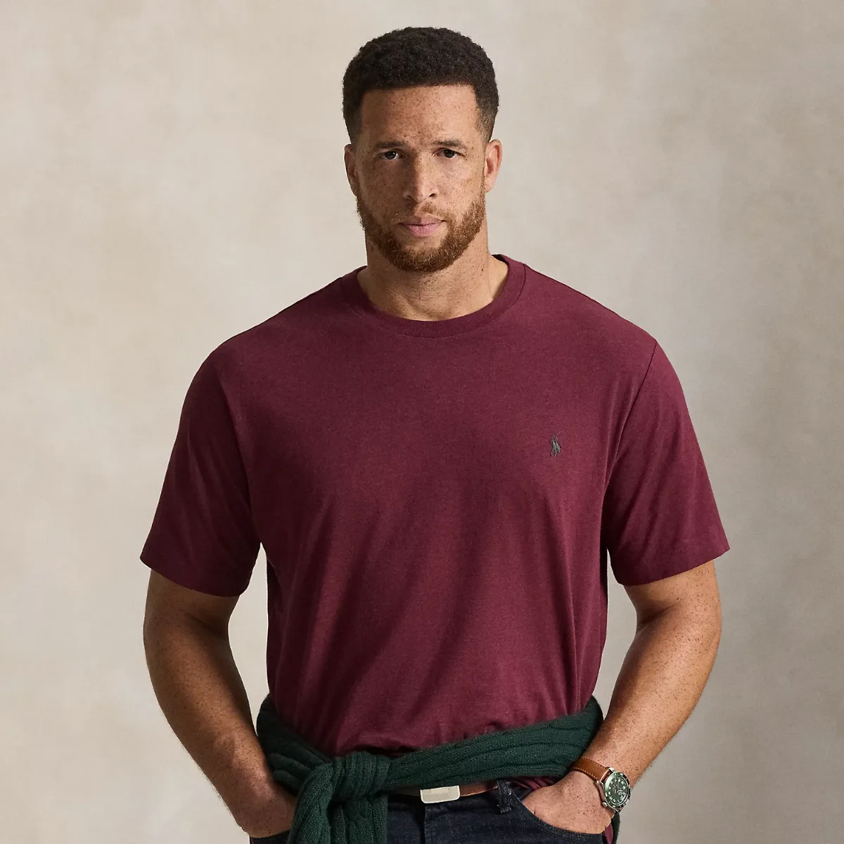 Jersey Crewneck T-Shirt by Ralph Lauren