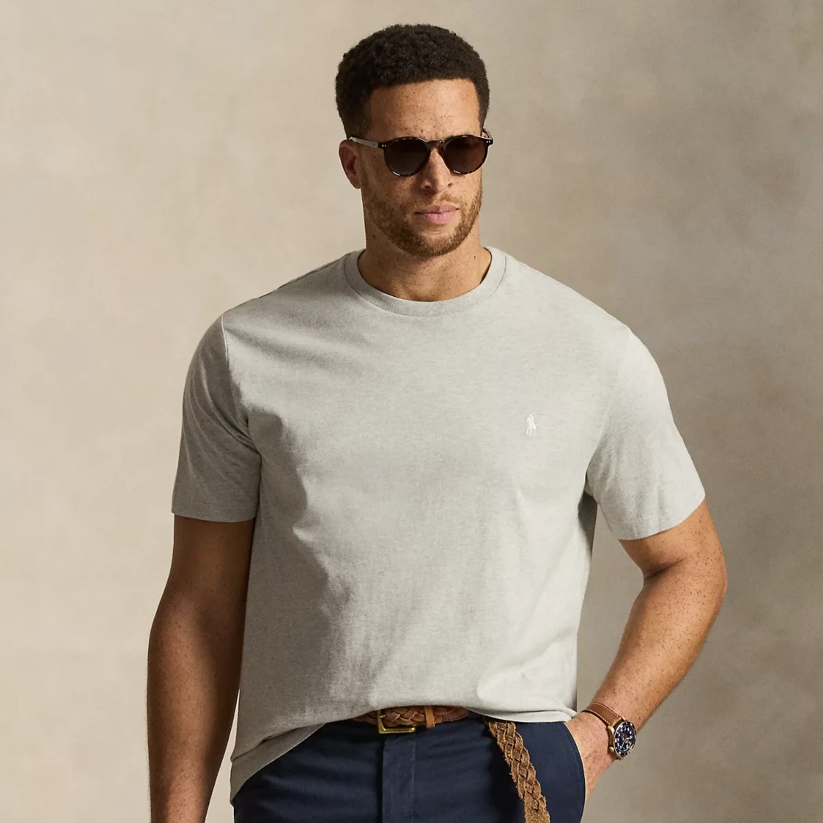 Jersey Crewneck T-Shirt by Ralph Lauren