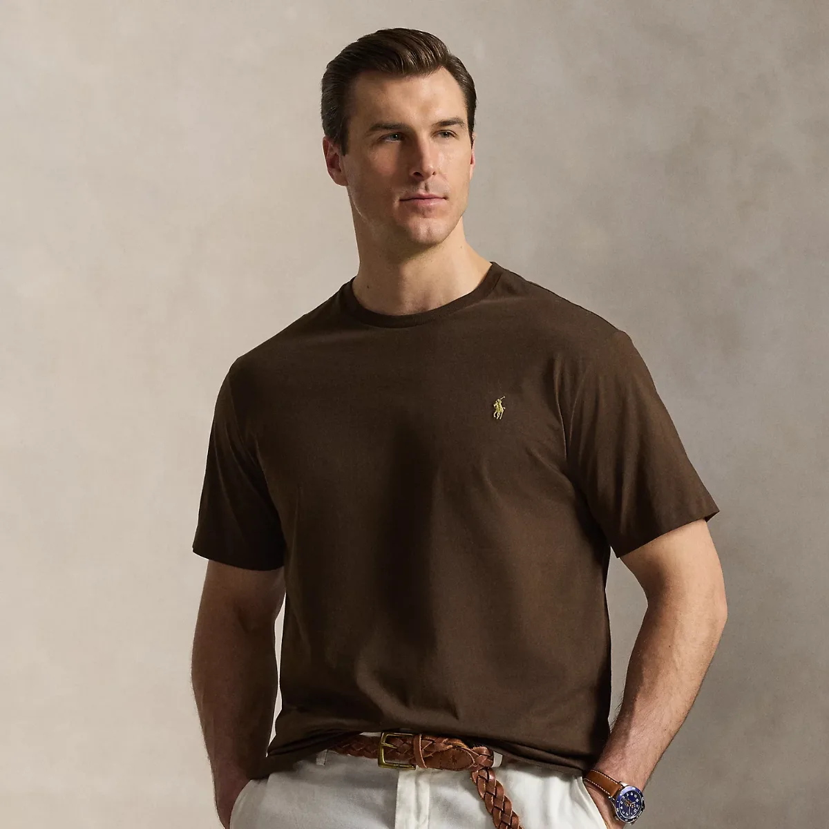 Jersey Crewneck T-Shirt by Ralph Lauren