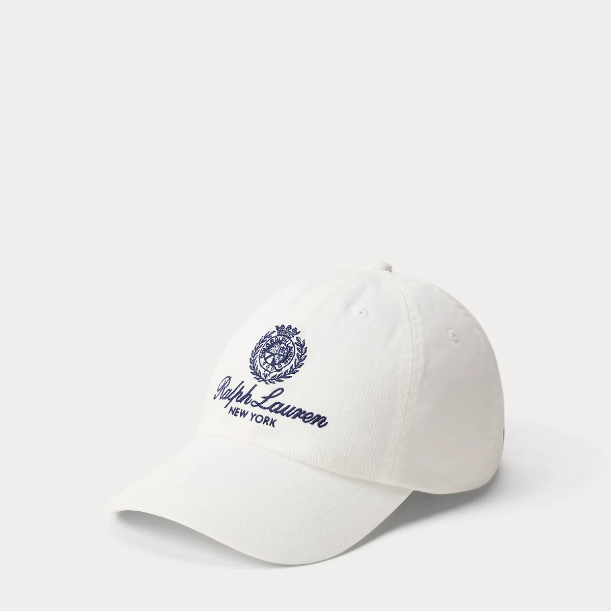Crest-Embroidered Twill Ball Cap by Ralph Lauren